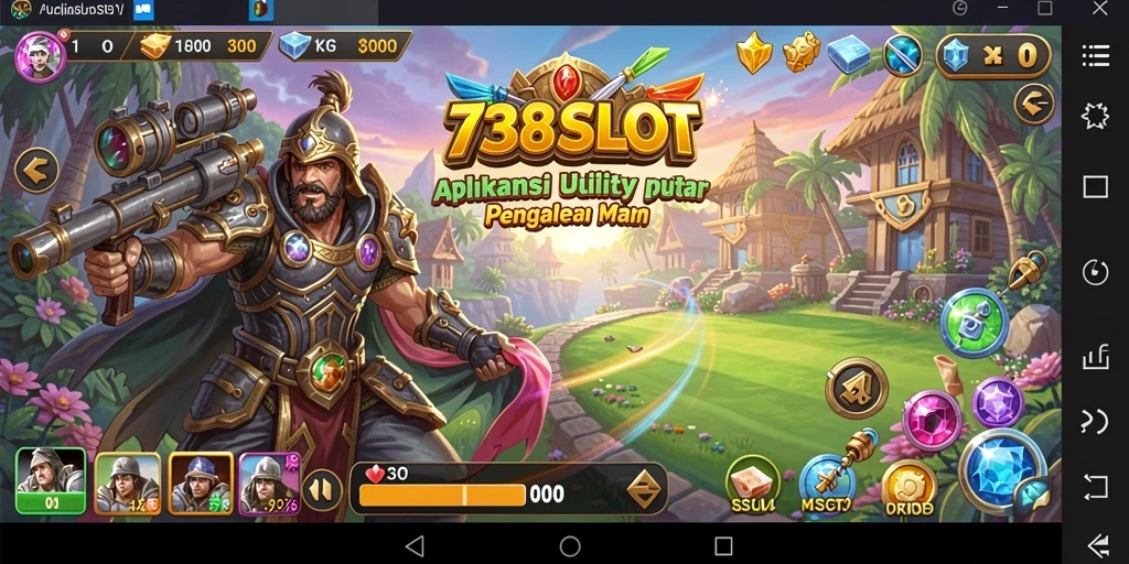 Tampilan antarmuka utama <strong>738SLOT</strong> yang membantu optimasi game.