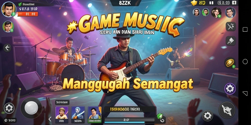 Gameplay seru 8ZK dengan antarmuka yang menyenangkan.