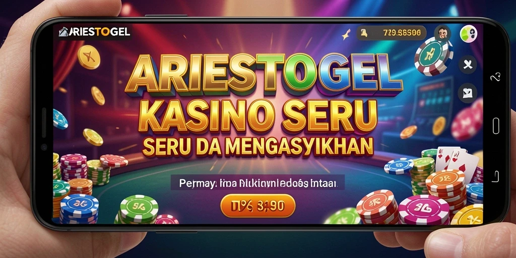 Tampilan gameplay ARIESTOGEL yang menarik dan seru di aplikasi Kasino.