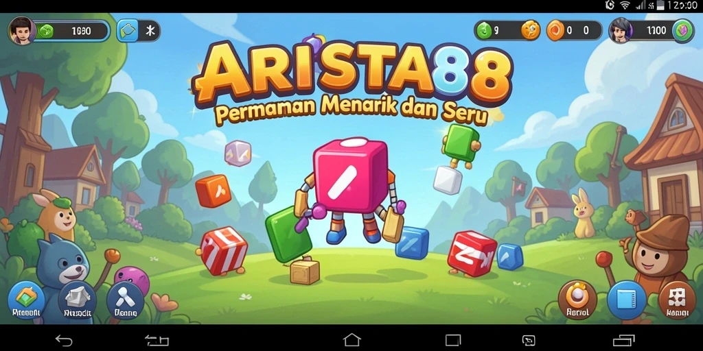 Tampilan gameplay ARISTA88 dengan tantangan puzzle yang menarik.