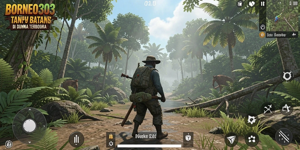 Gameplay seru di dunia terbuka BORNEO303.