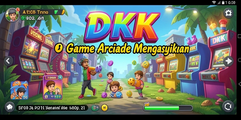 Tampilan gameplay DKK yang seru dengan grafis menarik.