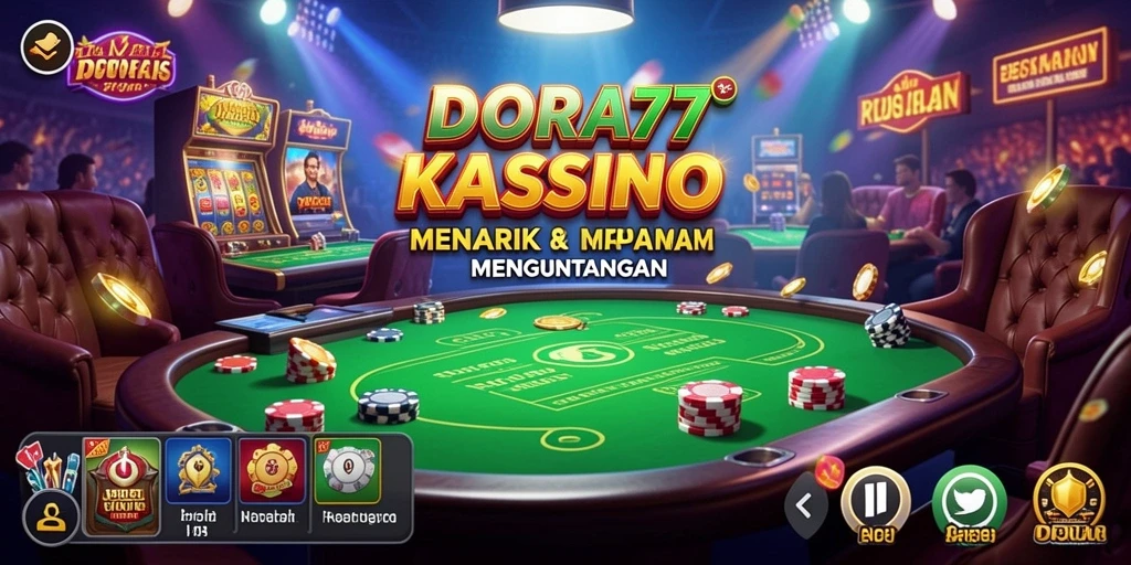 Tampilan menarik dari gameplay DORA77 yang mendebarkan.