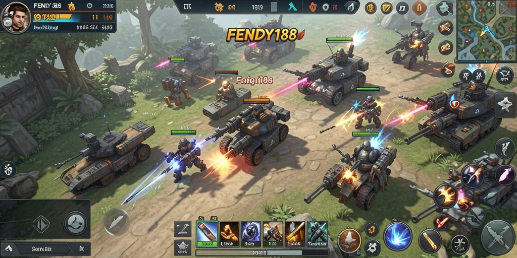 Tampilan visual menarik dari gameplay <strong>FENDY188</strong> dengan berbagai strategi dan pertempuran.