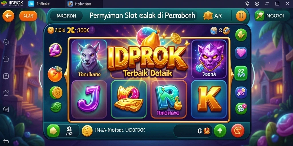 Tampilan gameplay IDROK yang seru dan penuh warna.