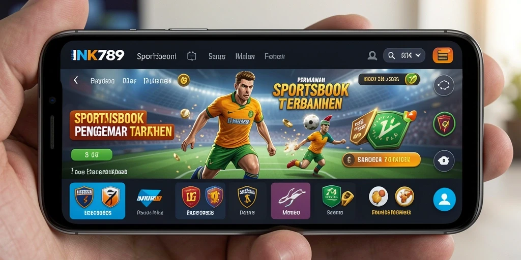 Tampilan gameplay aplikasi Sportsbook INK789 yang menarik dan interaktif.