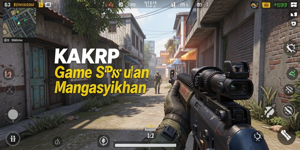 Screenshot gameplay KAKRP yang menampilkan aksi seru di medan perang.