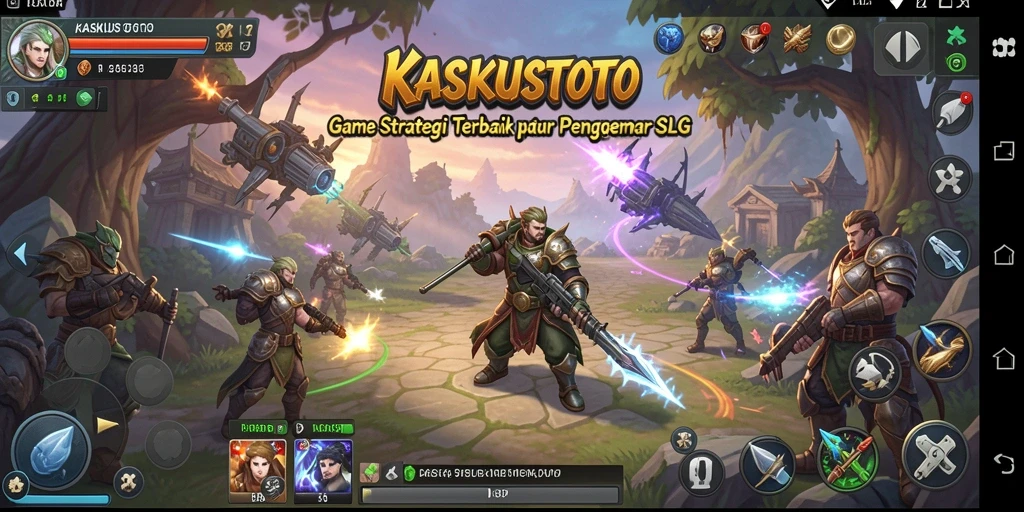 Screenshot KASKUSTOTO menampilkan serunya gameplay SLG yang mendebarkan.