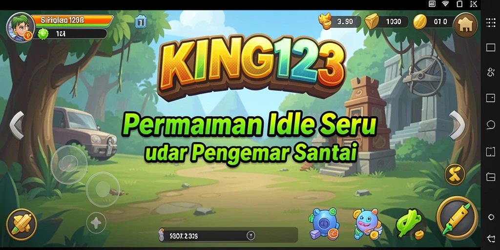 Tampilan gameplay KING123 yang menarik dan memukau.