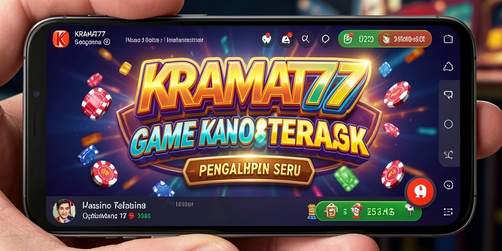 Tampilan gameplay Kasino KRAMAT77 yang menarik dan menghibur.