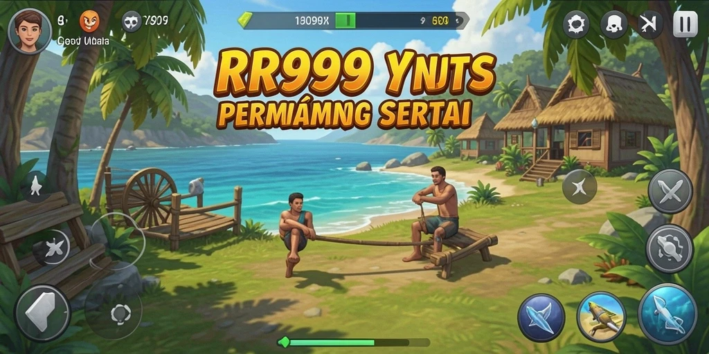 Tampilan gameplay menarik dari <strong>RR999</strong> yang penuh warna.