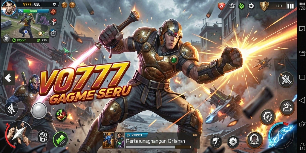 Tampilan gameplay seru dengan pertarungan intens dan grafis memukau.