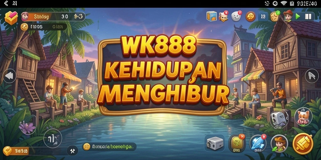 Tampilan gameplay menarik dari WK888 dengan karakter yang hidup.